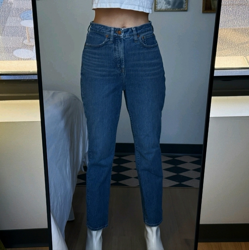Madewell Curvy Perfect Vintage Smoothing Highrise Jeans